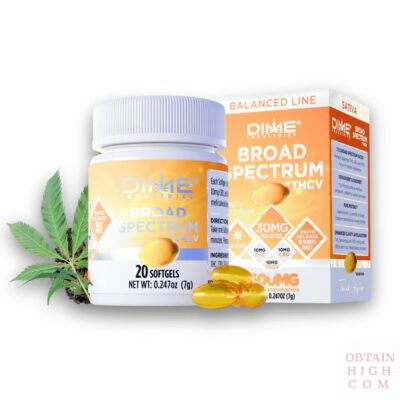 Morning Balanced Line THCV Softgels by Dime Industries obtain high